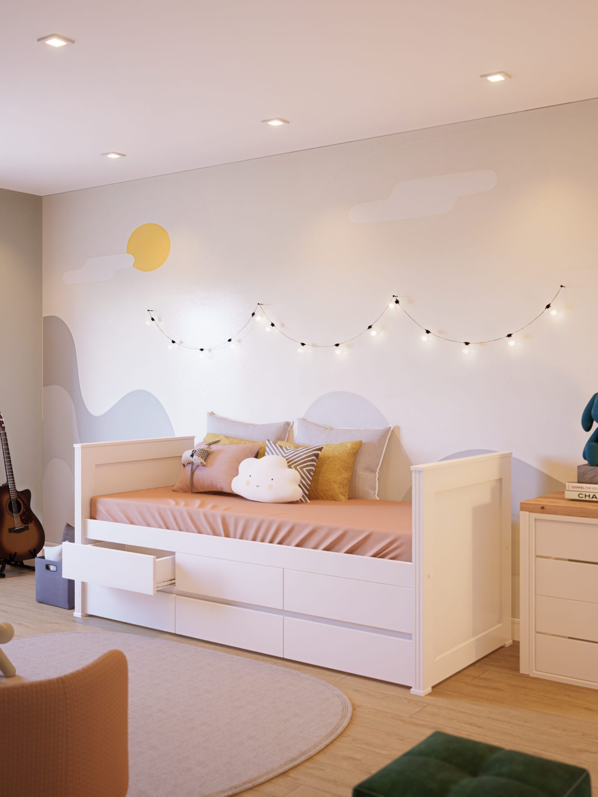 CAMA 6 CAJONES RUTEADO