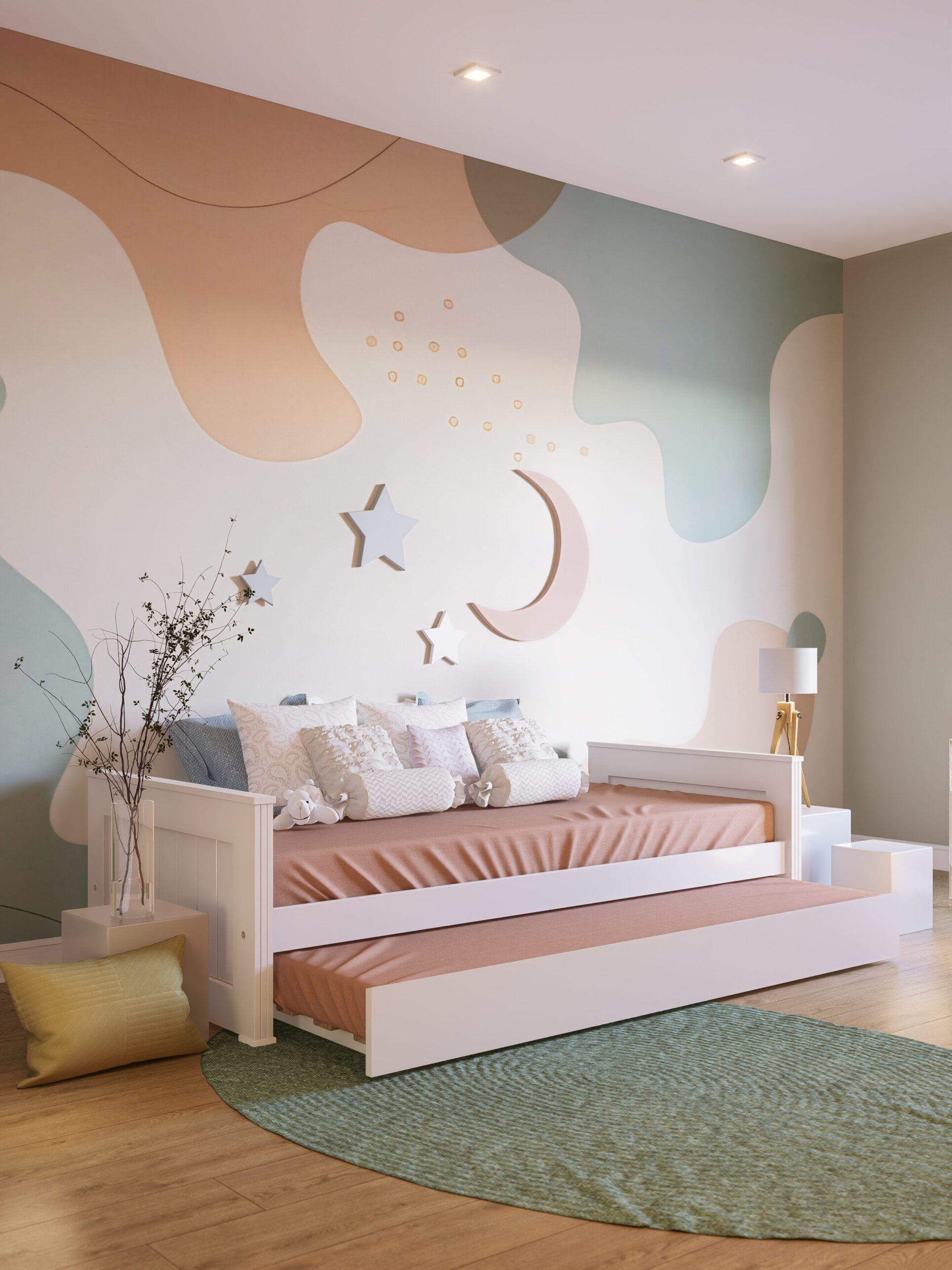 CAMA JUVENIL CON CARRO LISO