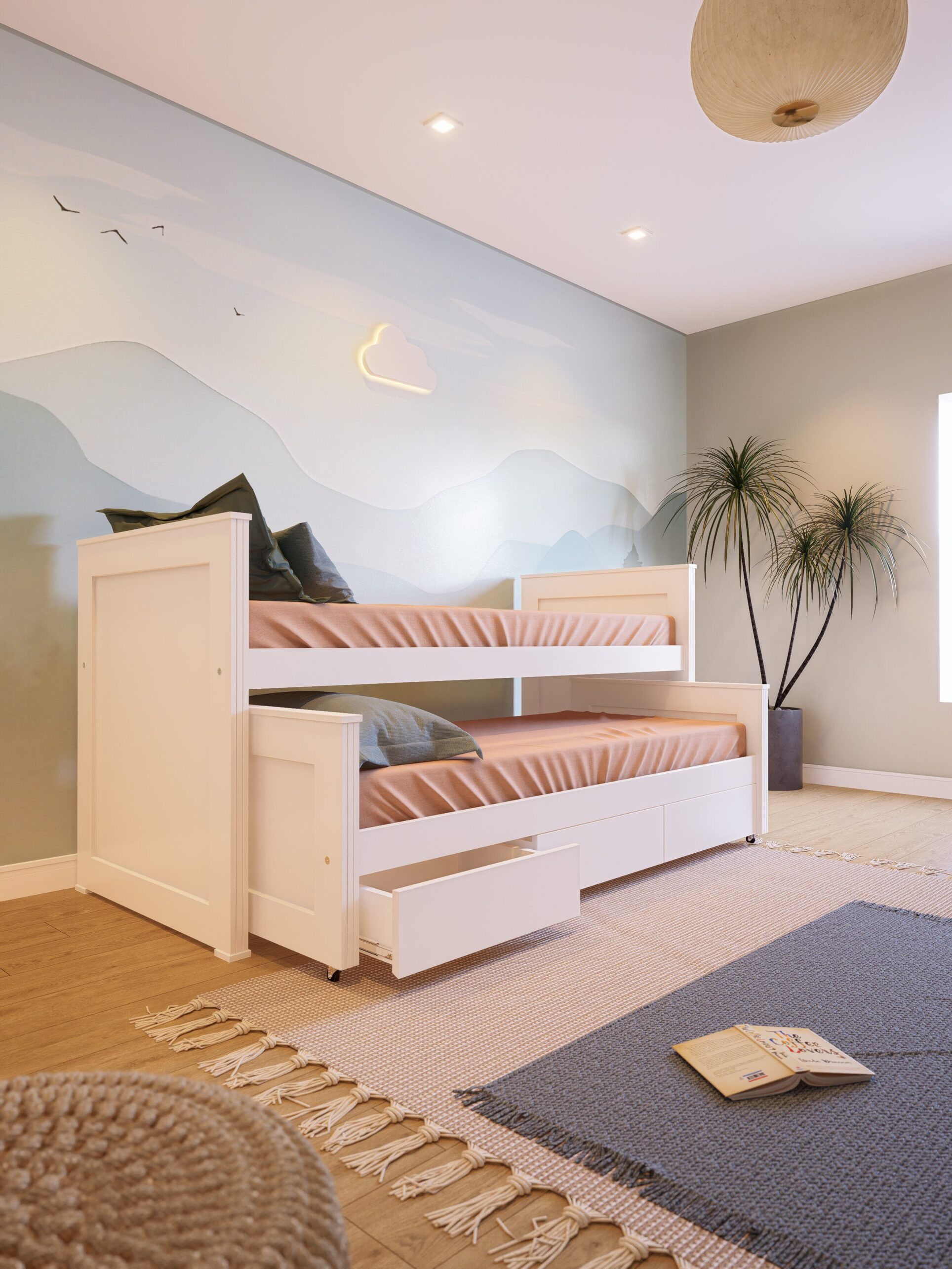 CAMA NIDO CON CAJONES SIN BARANDA (2)