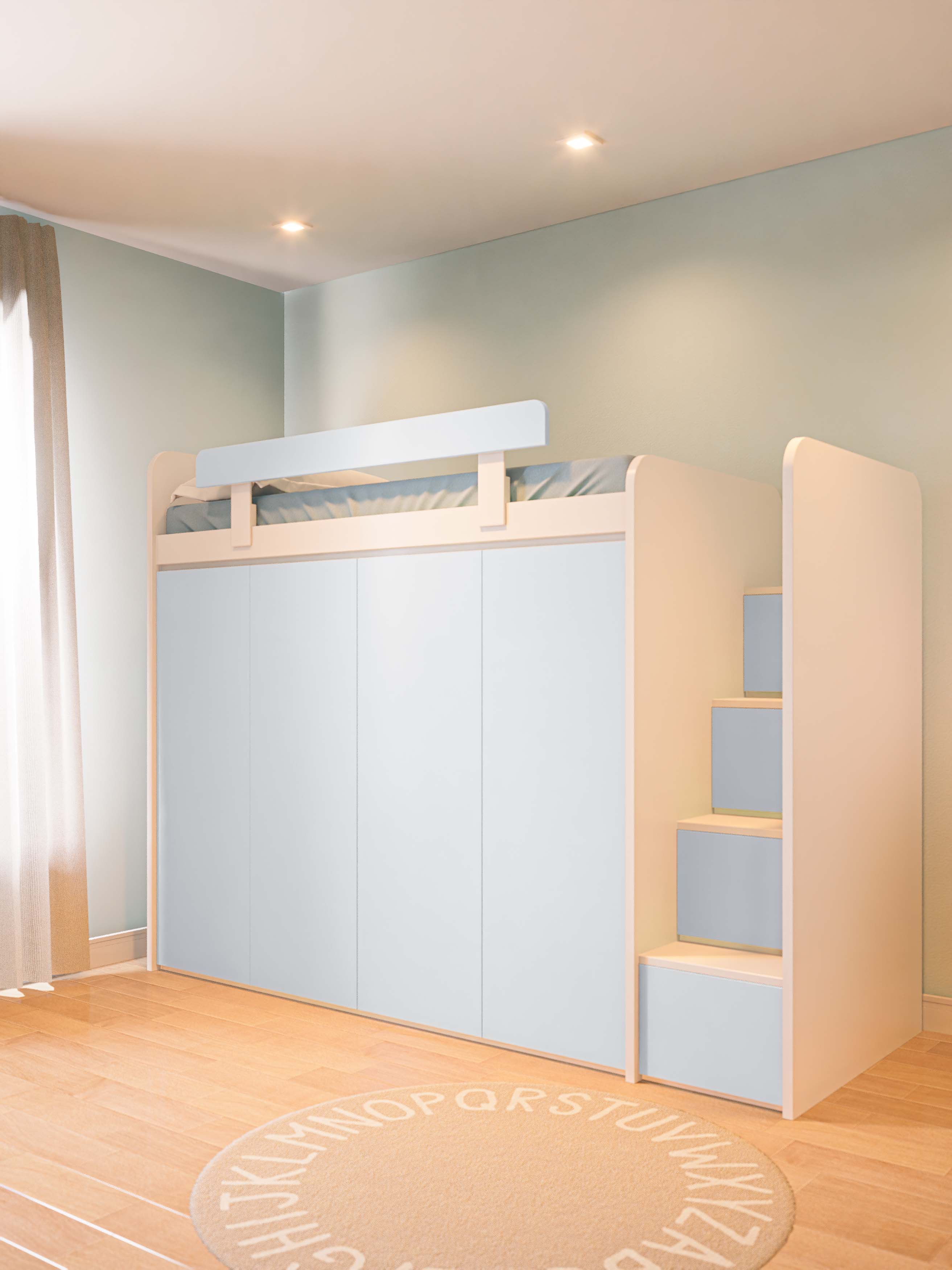 CAMA PLACARD COMPLETO CELESTE2
